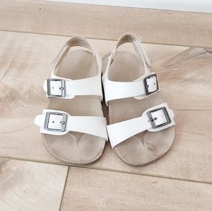 Old navy white sandals 18-24 month